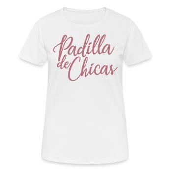 Padilla de Chicas Bride's Gang Bridesmaid Wedding - Women's Breathable T-Shirt - white - Front - AI Model Female 172 dark (172cm)