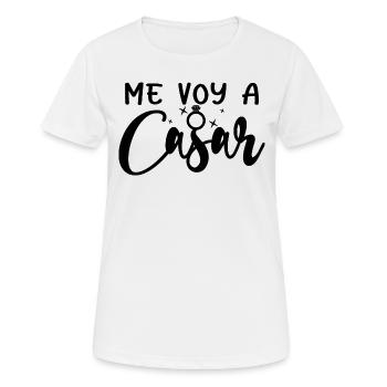 Me Voy A Casar I'm Getting Married Wedding Engaged - Women's Breathable T-Shirt - white - Front - AI Model Female 172 dark (172cm)