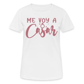 Me Voy A Casar I'm Getting Married Wedding Engaged - Women's Breathable T-Shirt - white - Front - AI Model Female 172 dark (172cm)