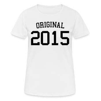 Original 2015 - 8 Years Old, 8th Birthday Kids - Women's Breathable T-Shirt - white - Front - AI Model Female 172 dark (172cm)