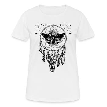 Tarot Karte Okkult Astrologie gothic esoterik - Frauen T-Shirt atmungsaktiv - Weiß - Vorne - AI Model Female 172 dark (172cm)