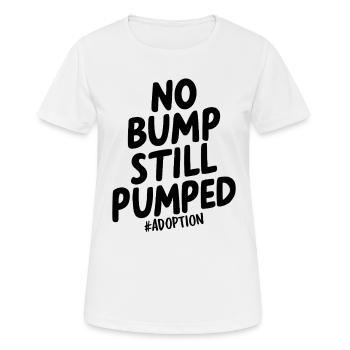 Keine Beule Immer noch Welpe Lustiger Adoptions-Gotcha-Tag - Frauen T-Shirt atmungsaktiv - Weiß - Vorne - AI Model Female 172 dark (172cm)