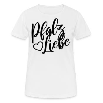 Palatinat Amour - T-shirt respirant Femme - blanc - Devant - AI Model Female 172 dark (172cm)