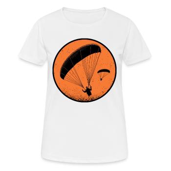 paraglider paraglider paraglider paragliding - Women's Breathable T-Shirt - white - Front - AI Model Female 172 dark (172cm)