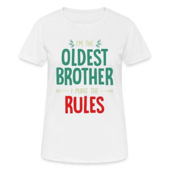 Siblings, oldest siblings, middle child - Women's Breathable T-Shirt - white - Front - AI Model Female 172 dark (172cm)