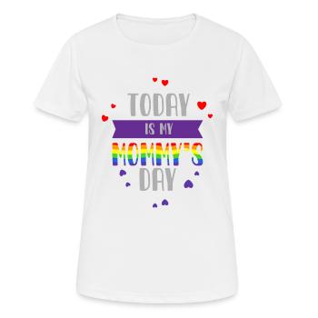 Lgbt, Lgbt Regenbogen, Schwul, - Frauen T-Shirt atmungsaktiv - Weiß - Vorne - AI Model Female 172 dark (172cm)