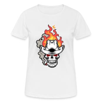 Dark Country, Dark Country Country music, - Frauen T-Shirt atmungsaktiv - Weiß - Vorne - AI Model Female 172 dark (172cm)