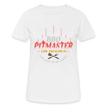 Grill, Grill texas grill, Grill Chef, - Frauen T-Shirt atmungsaktiv - Weiß - Vorne - AI Model Female 172 dark (172cm)