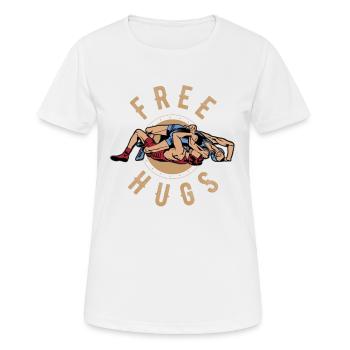 Ringen, Ringen 2021, tokio, - Frauen T-Shirt atmungsaktiv - Weiß - Vorne - AI Model Female 172 dark (172cm)