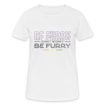 Furry, Furry Fursona, Kongresse, - Frauen T-Shirt atmungsaktiv - Weiß - Vorne - AI Model Female 172 dark (172cm)