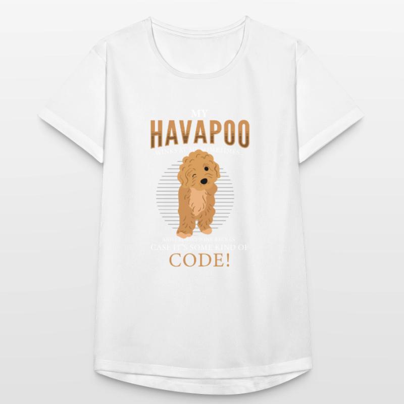 havapoo, havapoo Pudel Mischling, havapoo humor, Frauen T-Shirt atmungsaktiv