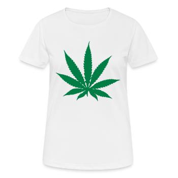 Marihuana - Pot - Women's Breathable T-Shirt - white - Front - AI Model Female 172 dark (172cm)