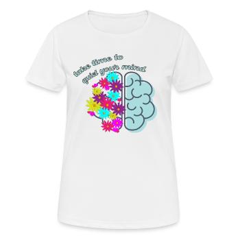 Yoga Coach |Gehirn Therapie |Depressiv |Meditation - Frauen T-Shirt atmungsaktiv - Weiß - Vorne - AI Model Female 172 dark (172cm)