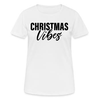 Weihnachtliche Stimmung - Frauen T-Shirt atmungsaktiv - Weiß - Vorne - AI Model Female 172 dark (172cm)