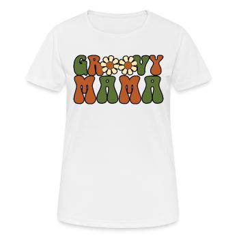 Groovy Mama Fête des mères Matching Family For Women - T-shirt respirant Femme - blanc - Devant - AI Model Female 172 dark (172cm)