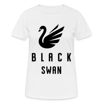 BLACK SWAN EVENT - FLASH CRASH - BLACK - Frauen T-Shirt atmungsaktiv - Weiß - Vorne - AI Model Female 172 dark (172cm)