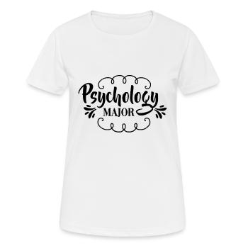 Psychology Major - Frauen T-Shirt atmungsaktiv - Weiß - Vorne - AI Model Female 172 dark (172cm)