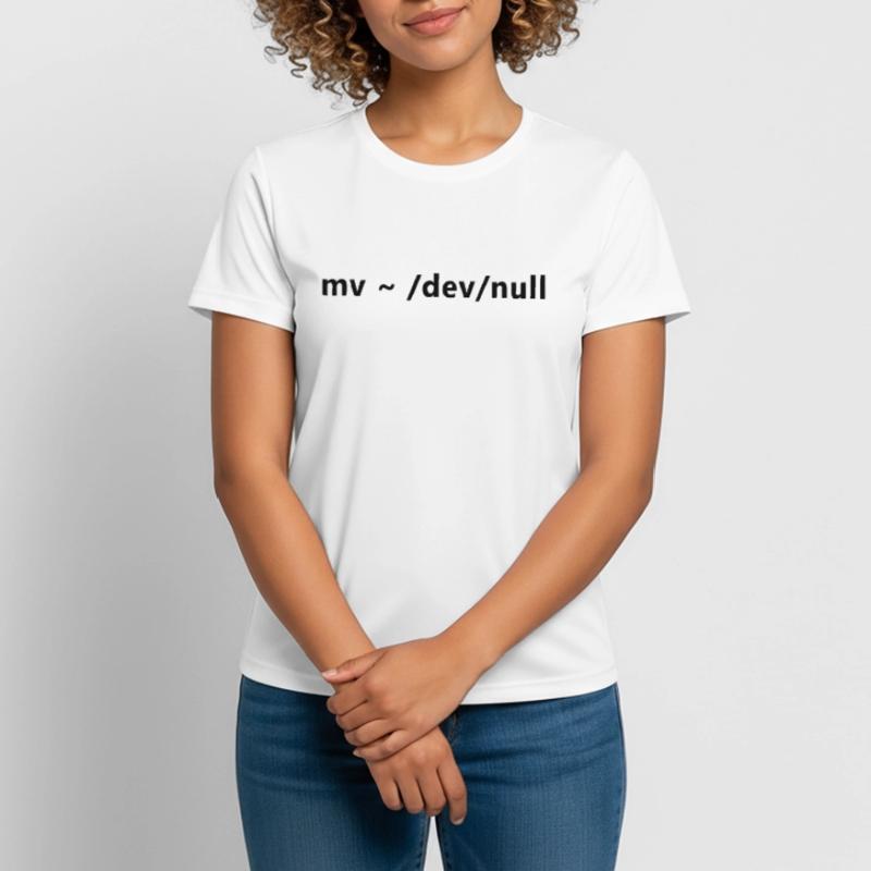 Commandes Linux dangereuses de Linux Admin T-shirt respirant Femme