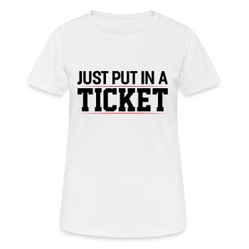 Support informatique informatique Service d’assistance informatique - T-shirt respirant Femme - blanc - Devant - AI Model Female 172 dark (172cm)