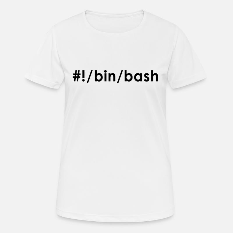 Programmierer Admin Devops Linux Bash - Frauen T-Shirt atmungsaktiv - Weiß