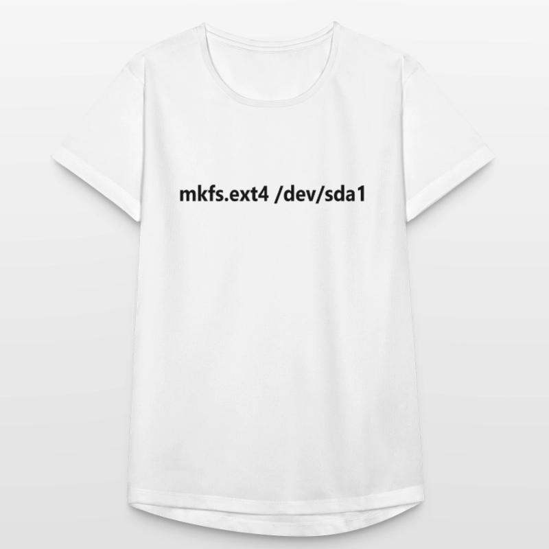 Linux Admin Festplatte Formatieren Linux Frauen T-Shirt atmungsaktiv