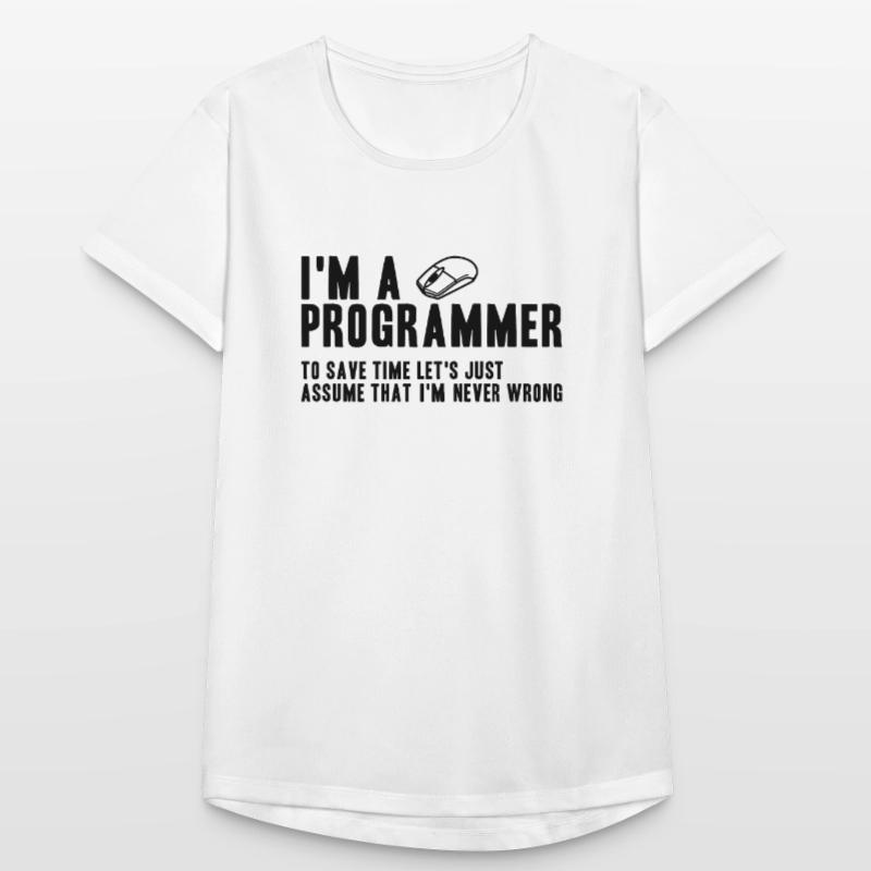 Geschenk für Programmierer Coding Programmer Frauen T-Shirt atmungsaktiv