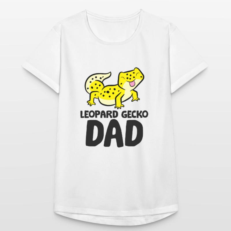 Leopard Gecko Papa Eidechse Reptil Leopard Gecko Frauen T-Shirt atmungsaktiv