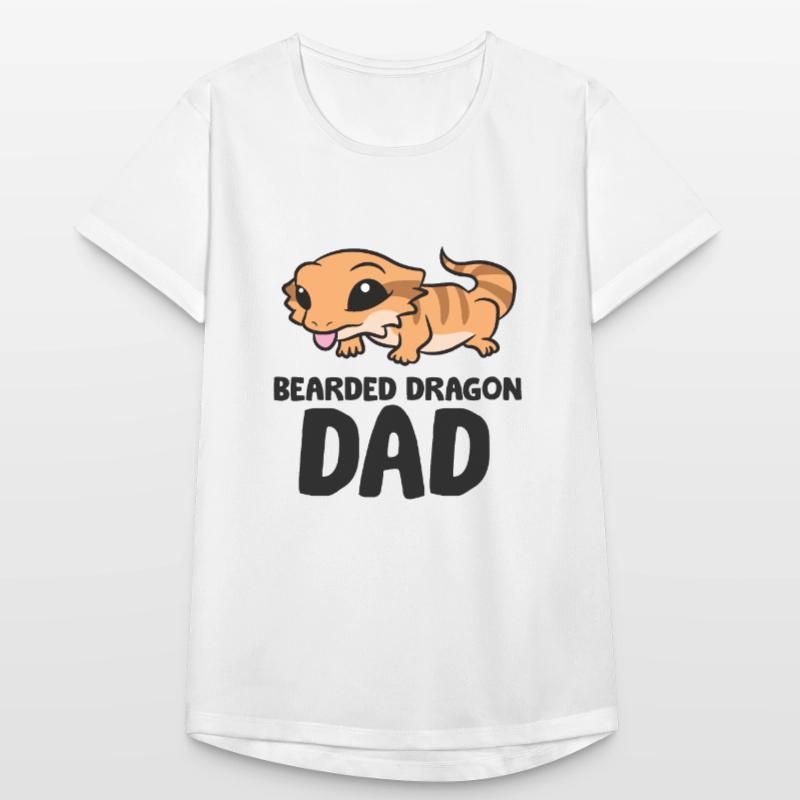 Bartagame Papa Eidechse Reptil Bartagame Papa Frauen T-Shirt atmungsaktiv