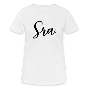 Sra. Engagement Bride To Be Wedding Bridal Shower - Women's Breathable T-Shirt - white - Front - AI Model Female 172 dark (172cm)