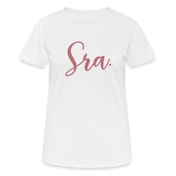 Sra. Engagement Bride To Be Wedding Bridal Shower - Women's Breathable T-Shirt - white - Front - AI Model Female 172 dark (172cm)