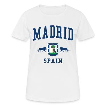 Madrid - Women's Breathable T-Shirt - white - Front - AI Model Female 172 dark (172cm)