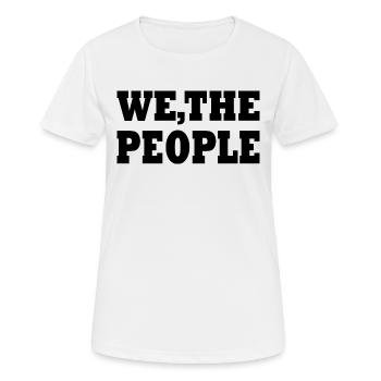 we the people - T-shirt respirant Femme - blanc - Devant - AI Model Female 172 dark (172cm)