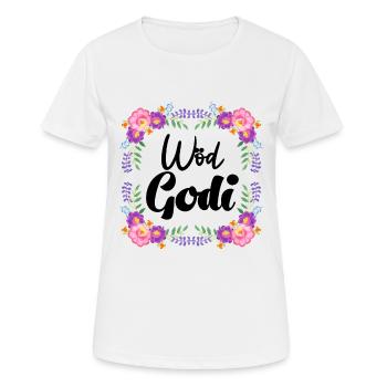 Wöd Godi Tolle Godi Taufpatin Österreich Sprüche - Frauen T-Shirt atmungsaktiv - Weiß - Vorne - AI Model Female 172 dark (172cm)
