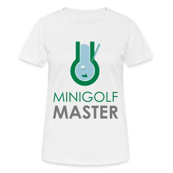 Golf Maître putter Golf Club idée cadeau - T-shirt respirant Femme - blanc - Devant - AI Model Female 172 dark (172cm)