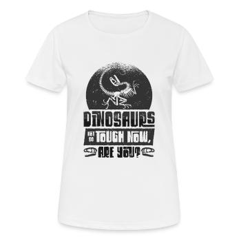 Dinosaur Fossil Paleontologist Fossil Hunting - Women's Breathable T-Shirt - white - Front - AI Model Female 172 dark (172cm)