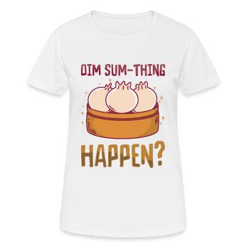 Dim Sums Cuisine asiatique Foodie - T-shirt respirant Femme - blanc - Devant - AI Model Female 172 dark (172cm)