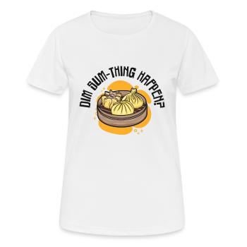 Dim Sums Cuisine asiatique Foodie - T-shirt respirant Femme - blanc - Devant - AI Model Female 172 dark (172cm)