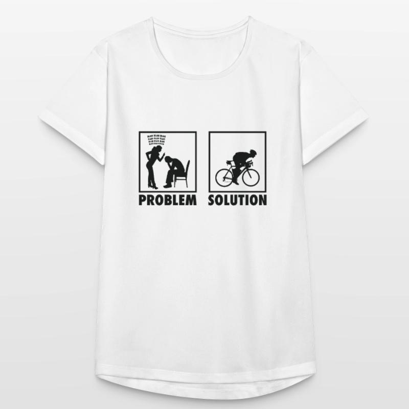 Cycling Cyclist Statement Problem Solution. Frauen T-Shirt atmungsaktiv
