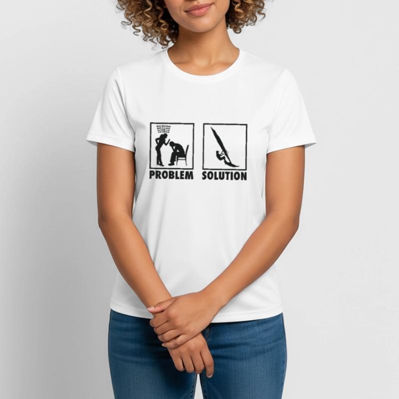 Windsurfing Windsurfer Statement Problem Solution. Frauen T-Shirt atmungsaktiv