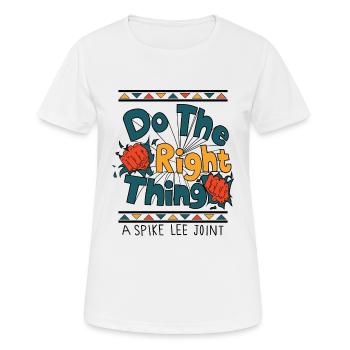 Faites la bonne chose Un sweat-shirt Spike Lee Joint - T-shirt respirant Femme - blanc - Devant - AI Model Female 172 dark (172cm)