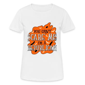 Halloween Abstimmung Republikaner Unterstützer - Frauen T-Shirt atmungsaktiv - Weiß - Vorne - AI Model Female 172 dark (172cm)