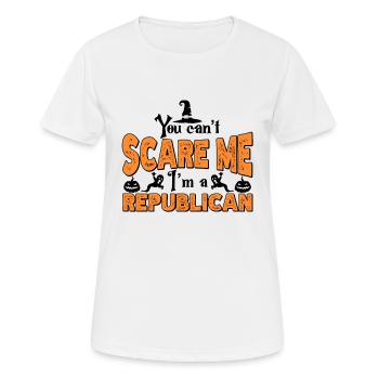 Halloween Abstimmung Republikaner Unterstützer - Frauen T-Shirt atmungsaktiv - Weiß - Vorne - AI Model Female 172 dark (172cm)