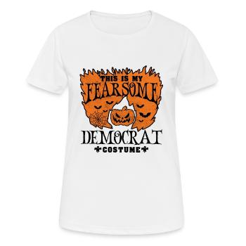 Halloween Demokraten Kostüm Kürbis Party - Frauen T-Shirt atmungsaktiv - Weiß - Vorne - AI Model Female 172 dark (172cm)