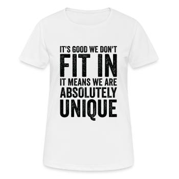 Positivität Außenseiter Dichter Poesie - Frauen T-Shirt atmungsaktiv - Weiß - Vorne - AI Model Female 172 dark (172cm)