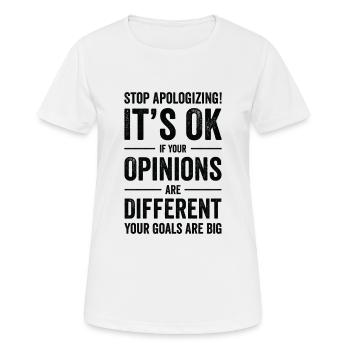 Positivität Außenseiter Dichter Poesie Ziele - Frauen T-Shirt atmungsaktiv - Weiß - Vorne - AI Model Female 172 dark (172cm)