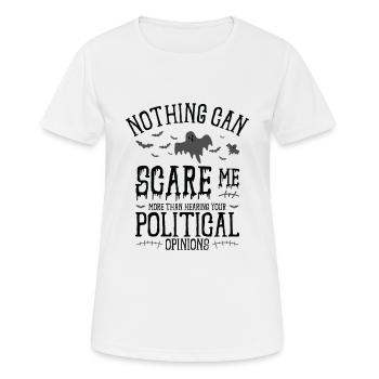 Halloween Abstimmen Politik Wahl Wähler - Frauen T-Shirt atmungsaktiv - Weiß - Vorne - AI Model Female 172 dark (172cm)