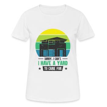 New Homeowner Housewarming Front Yard Back Yard - Women's Breathable T-Shirt - white - Front - AI Model Female 172 dark (172cm)