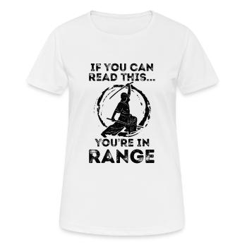 Haidong Gumdo Arts martiaux coréens - T-shirt respirant Femme - blanc - Devant - AI Model Female 172 dark (172cm)