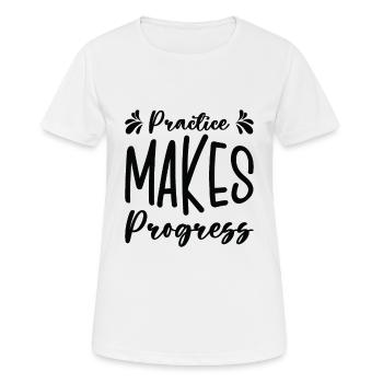 Student Education Studying Progress Study Time - Women's Breathable T-Shirt - white - Front - AI Model Female 172 dark (172cm)