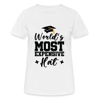 Student Graduation Celebration Grad Student - Women's Breathable T-Shirt - white - Front - AI Model Female 172 dark (172cm)